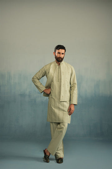 'Light Green' Waistcoat